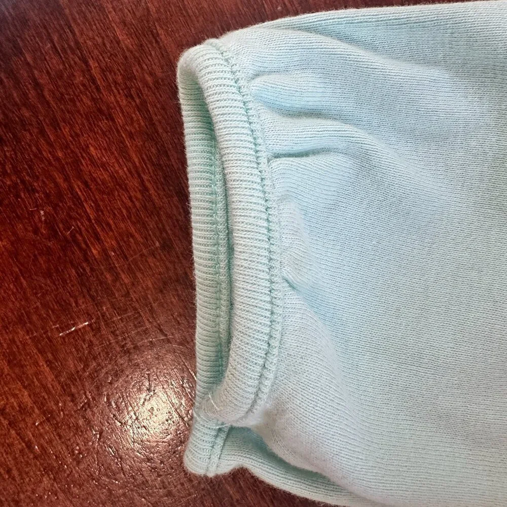 Vintage GYMBOREE Embroidered Rainbow Mint Green Long Sleeve T Shirt Size 4T